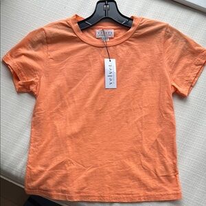 Velvet Brand Vibrant Orange Tee